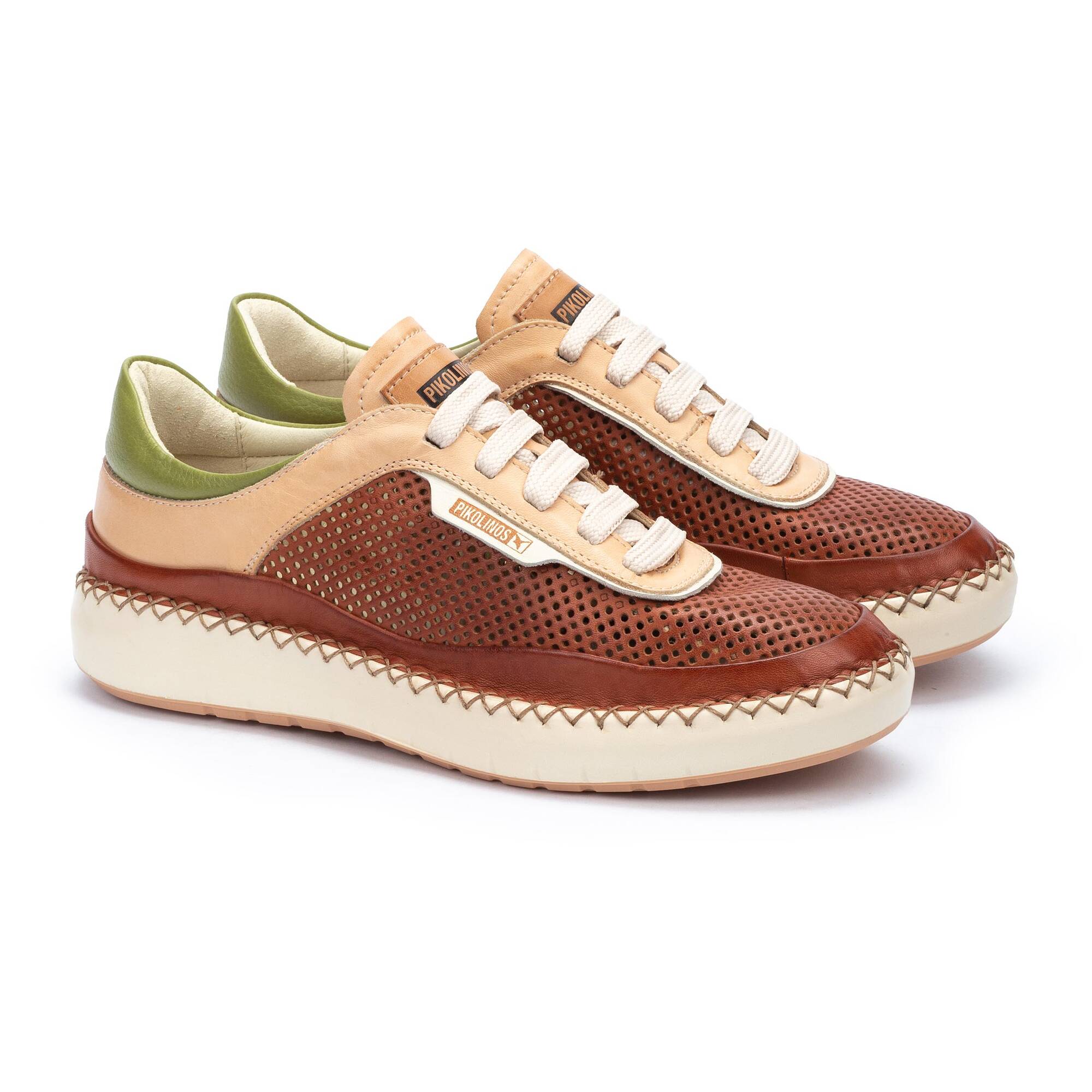 Damskie wielokolorowe trampki - BRICK