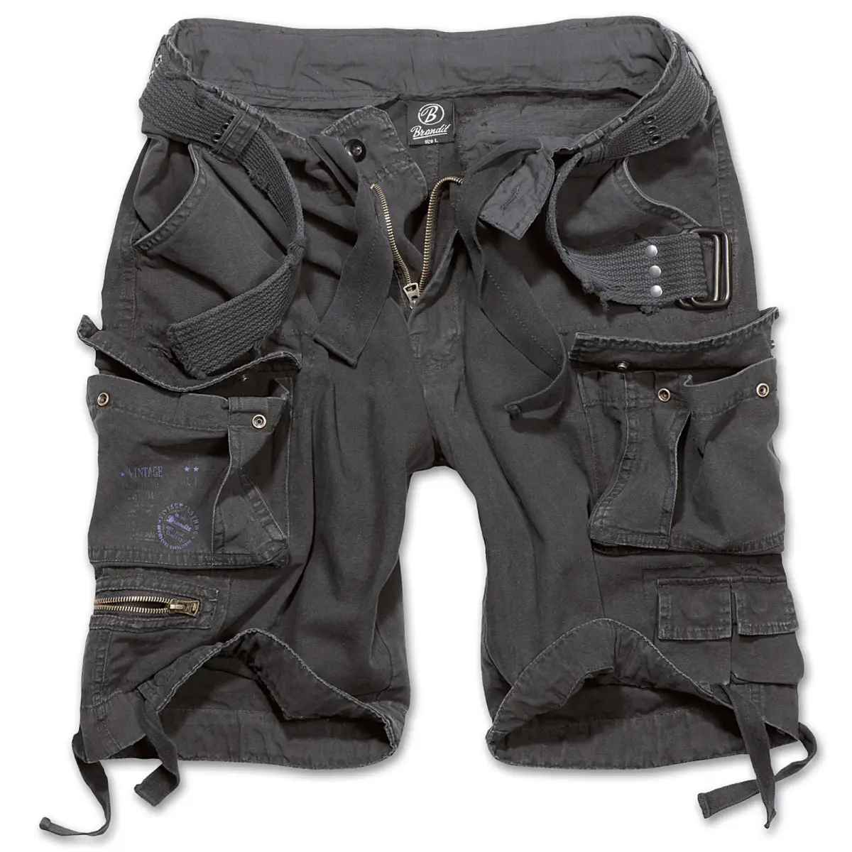 Savage Vintage Shorts schwarz