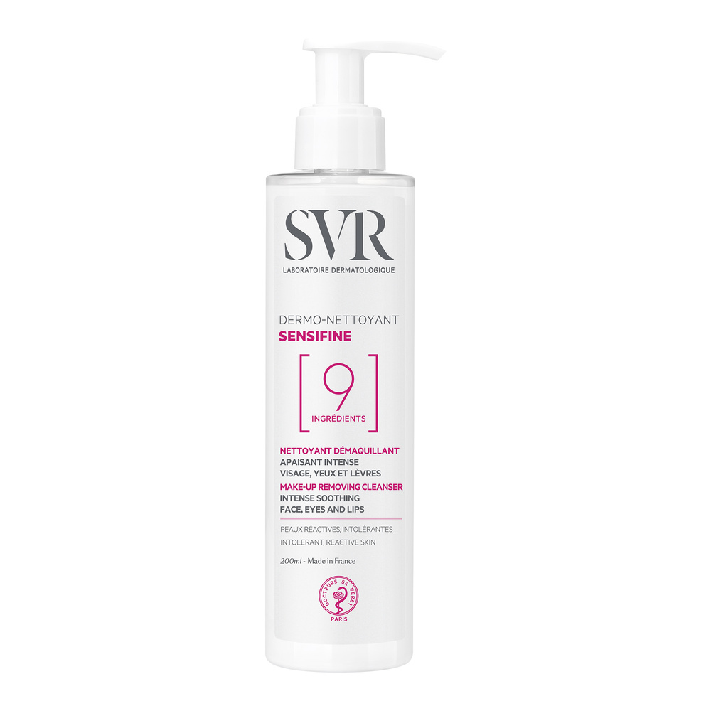 laboratoires svr Sensifine Dermo Nettoyant 200ml Démaquillant et Nettoyant