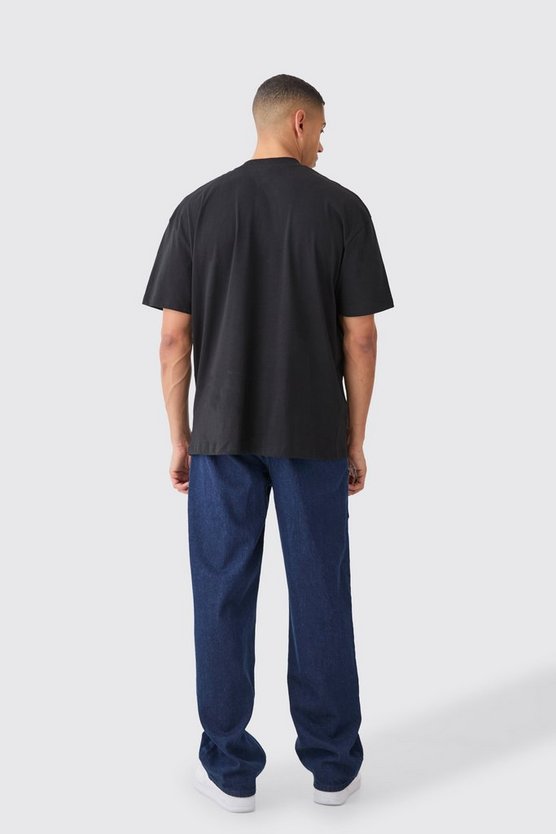 Oversize T-Shirt mit lizenziertem Nas-Print
