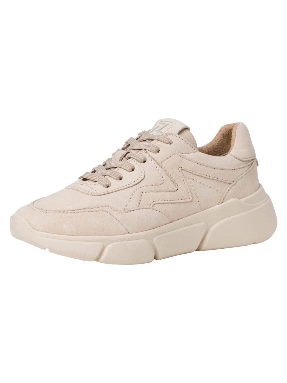 TAMARIS Freizeit Schnürer beige