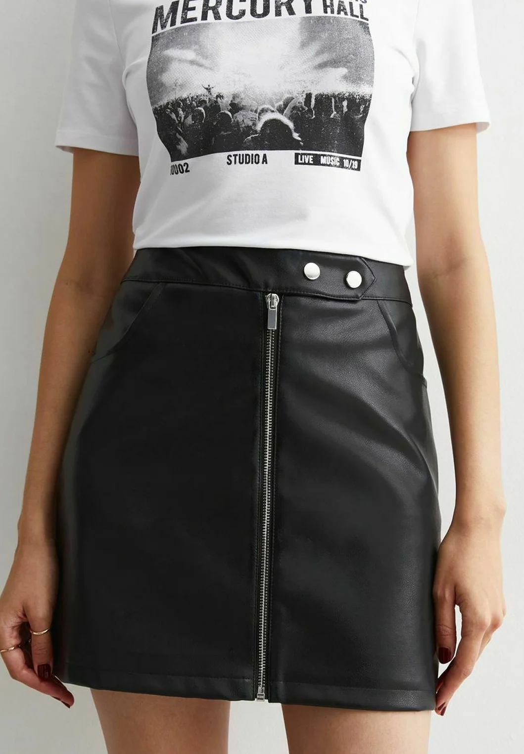 Falda acampanada New Look