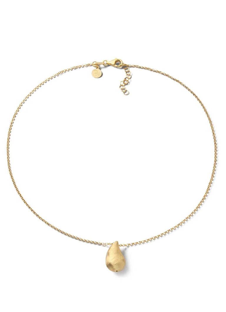 Casa Jewelry Drop Satin necklace gilt