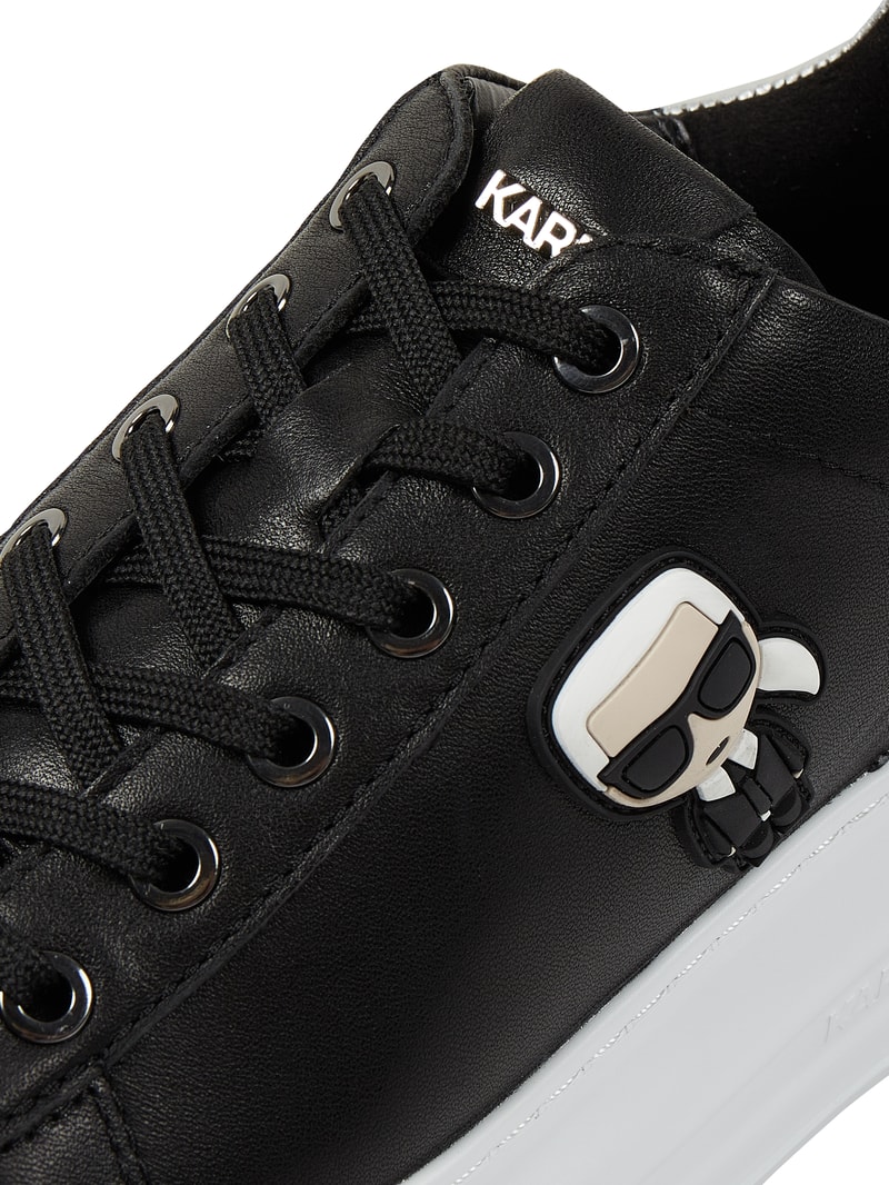 Sneaker aus Leder Modell 'Kapri' in schwarz