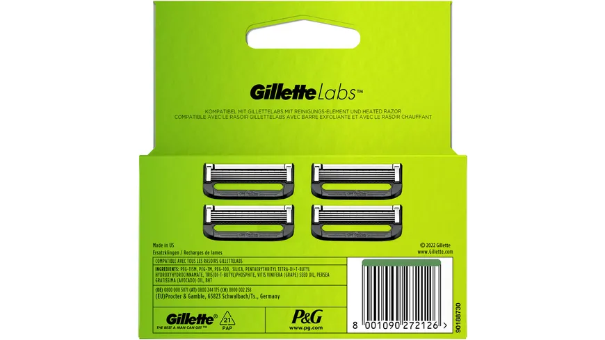 Gillette Labs Rasierklingen
