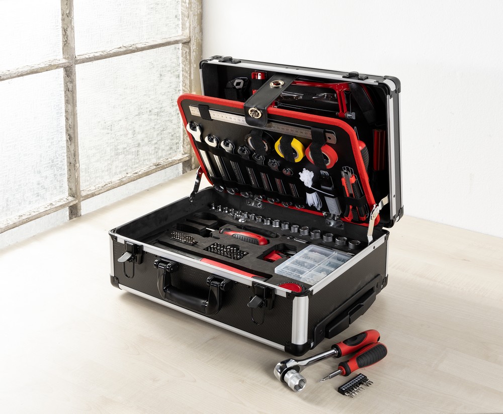 TECH-CRAFT Tech Craft Alu Werkzeugkoffer 211 tlg