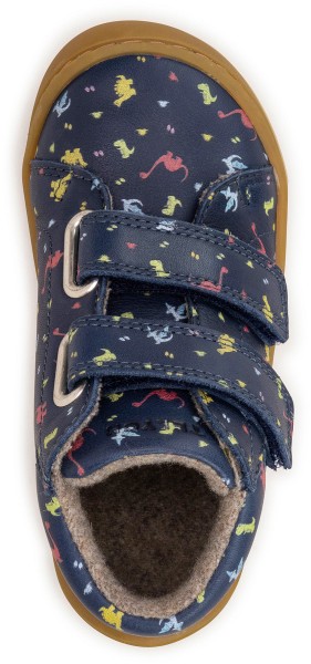 Telyoh bare ~ MidCut Leder Klett + Wollfleece ~ Dinos