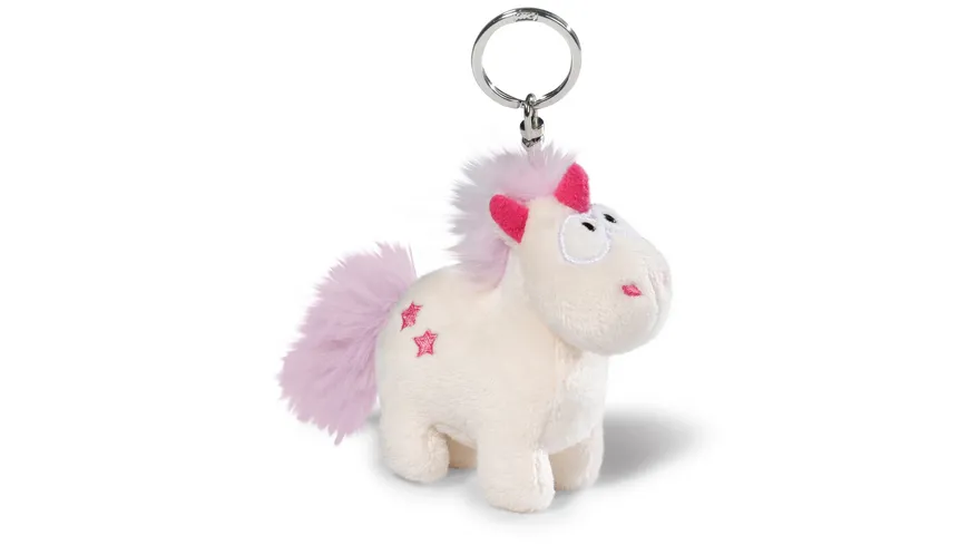 NICI Schlüsselanhänger Einhorn weiß/Pink Theodor & Friends 10cm