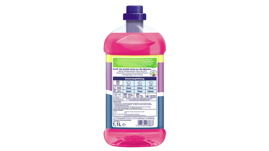 Sunil Colorwaschmittel flüssig 22WL 1.1 l
