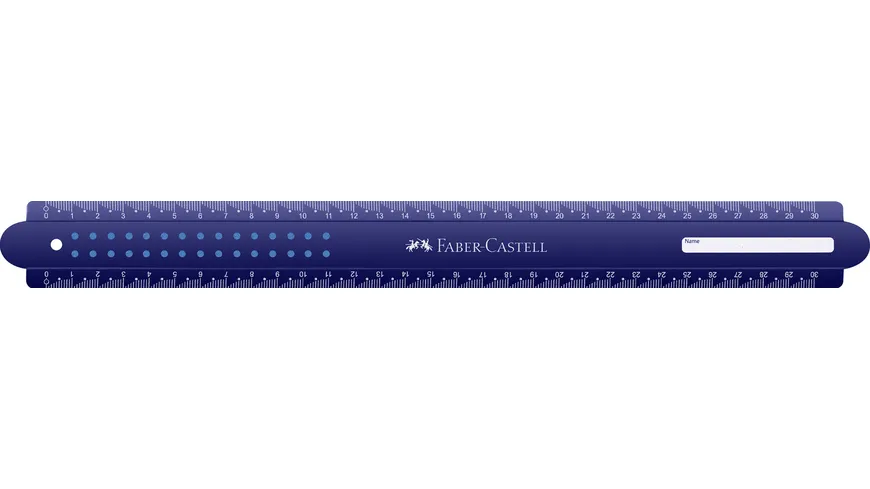 FABER-CASTELL Lineal Dots 30 cm sortiert