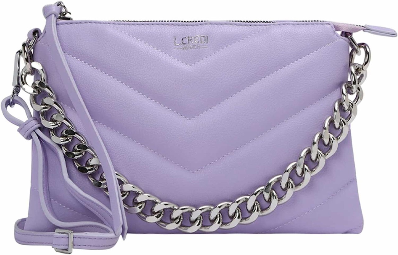 L. CREDI Handtaschen lila/pink