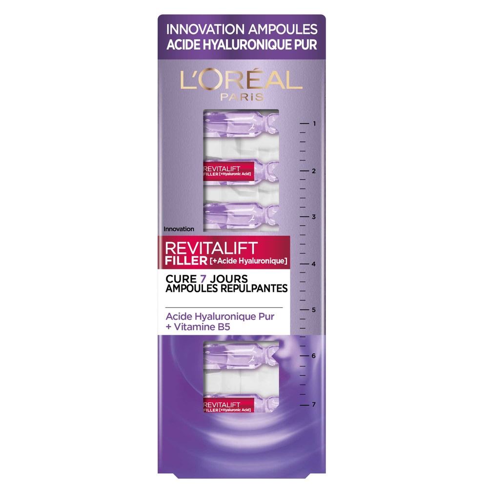 L'Oréal Paris REVITALIFT FILLER ampoules repulpantes Hyaluro-cure