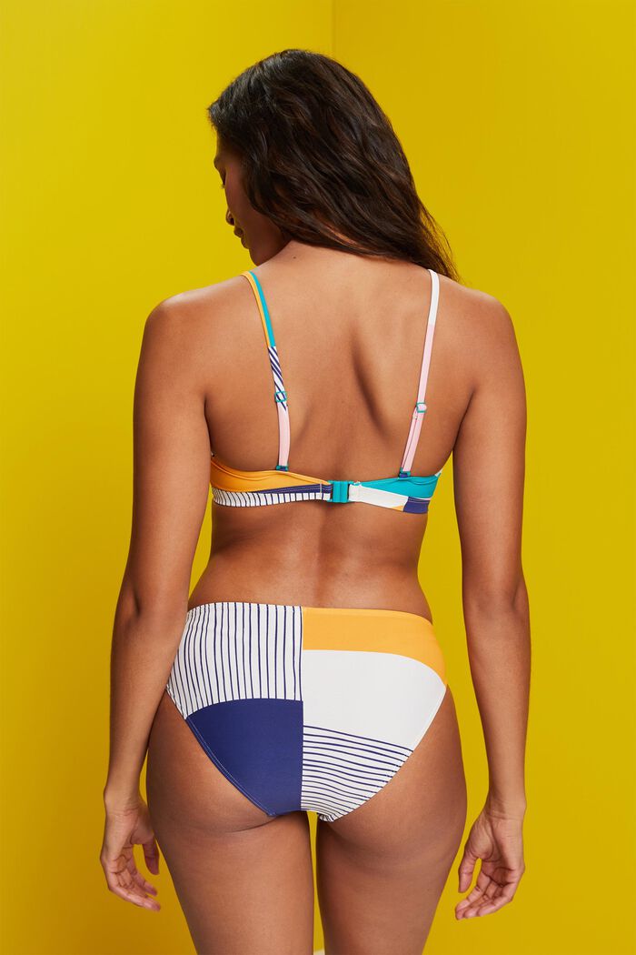 Bikinitop im Croptop-Stil mit Mustermix