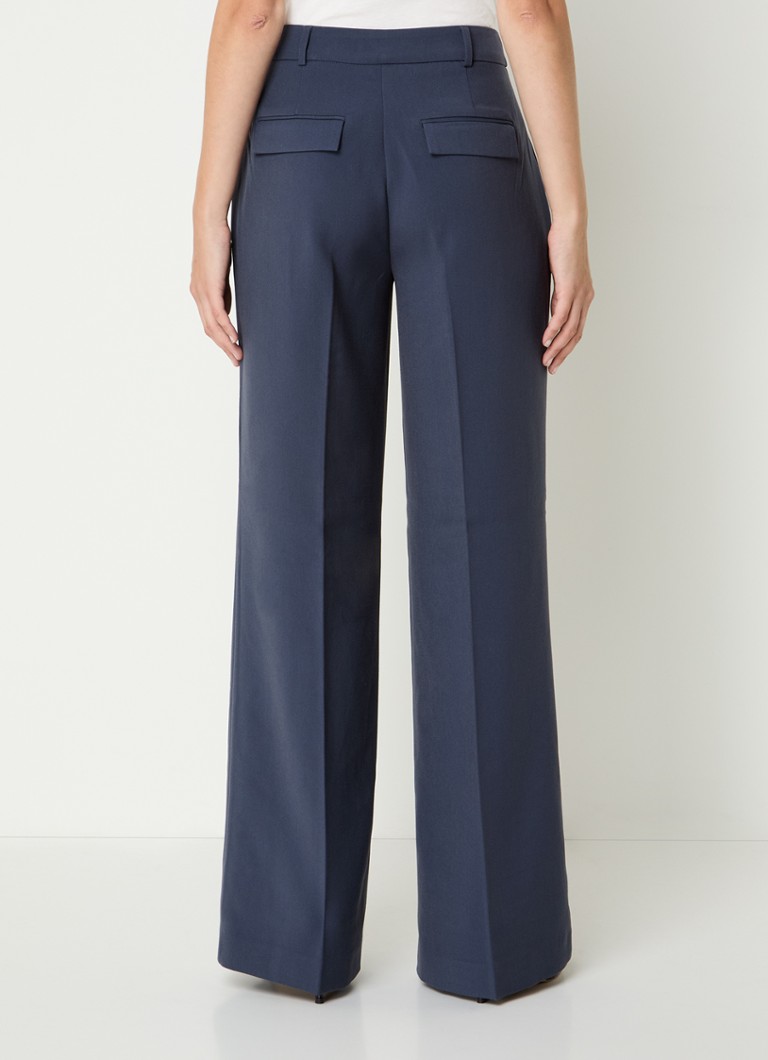 Pantaloni Fifth House Diara cu croi larg și buzunare laterale