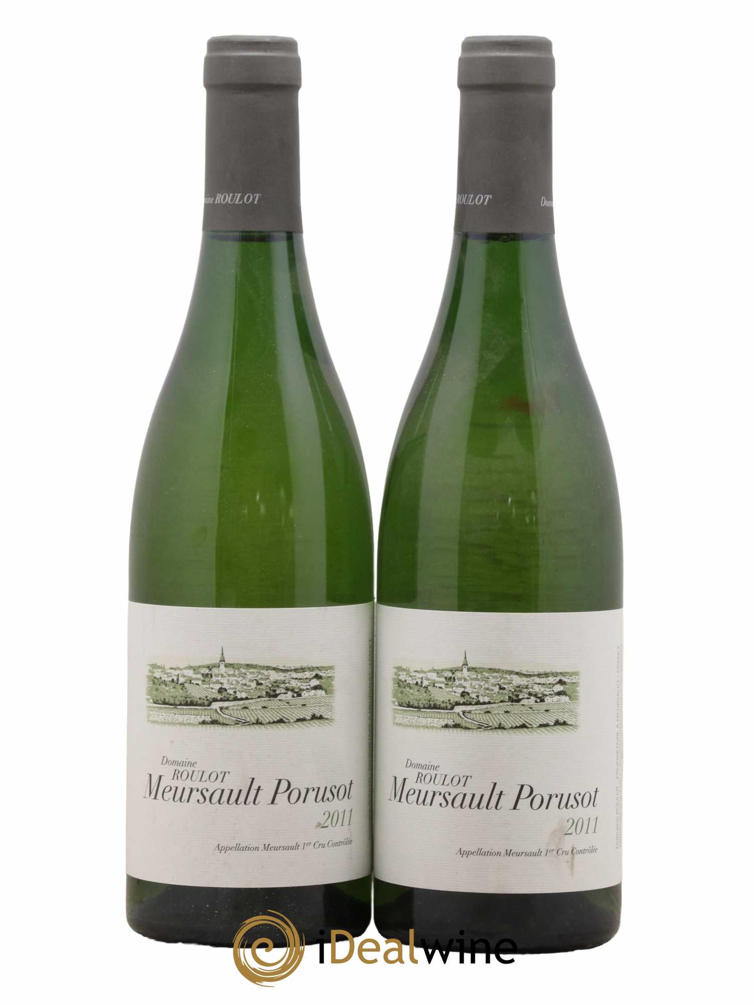 Meursault 1er Cru Le Porusot Roulot (Domaine)  2011 - Lot de 2 Bouteilles