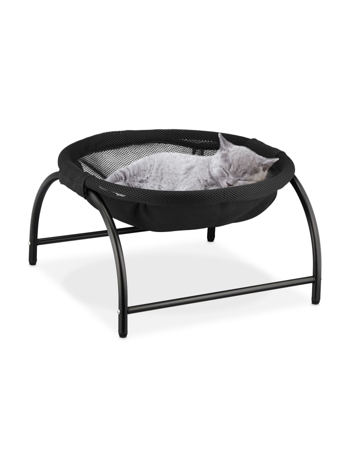 relaxdays Katzenhängematte in Schwarz günstig kaufen onesize