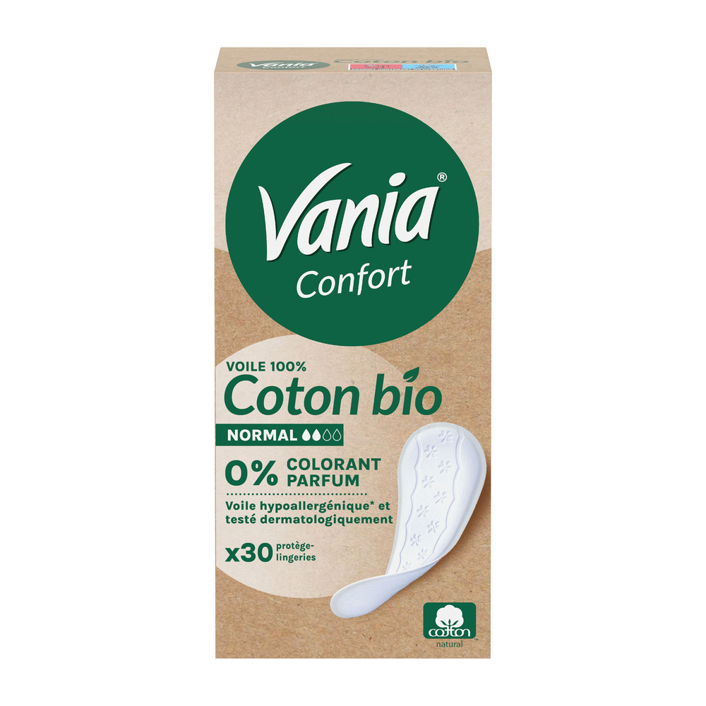 vania VANIA Protège splip Confort coton BIO x30 Hygiène féminine