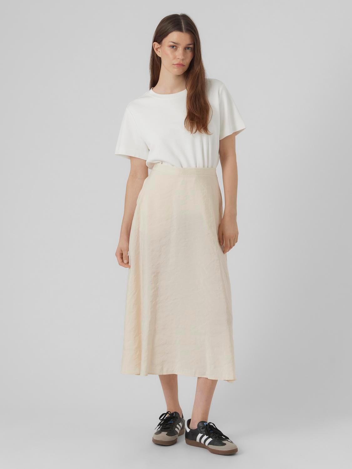 VMFLORENCE Hohe Taille Langer Rock