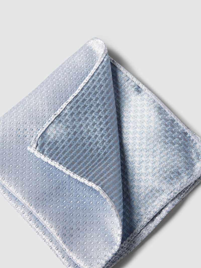 Krawatte mit Einstecktuch im Set in bleu