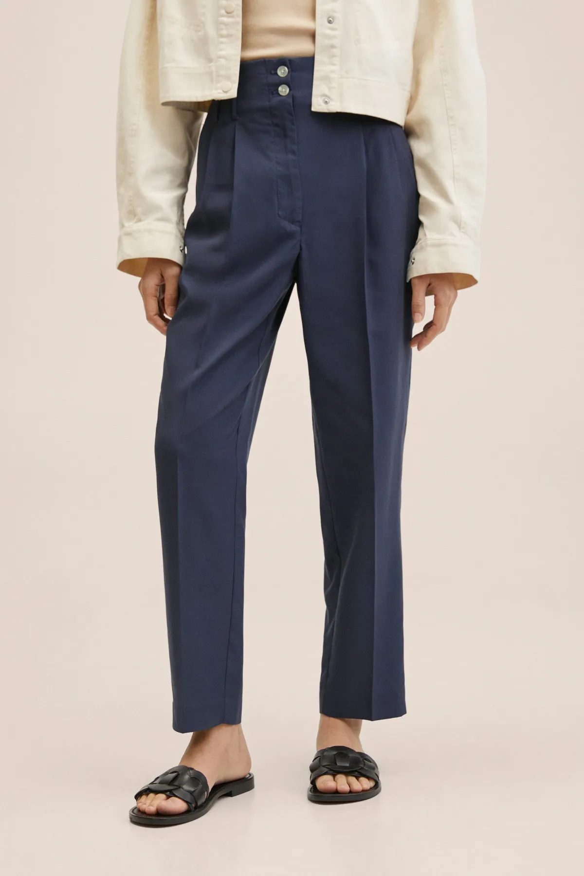 MANGO  Dunkelblaue Damenhose 27057115