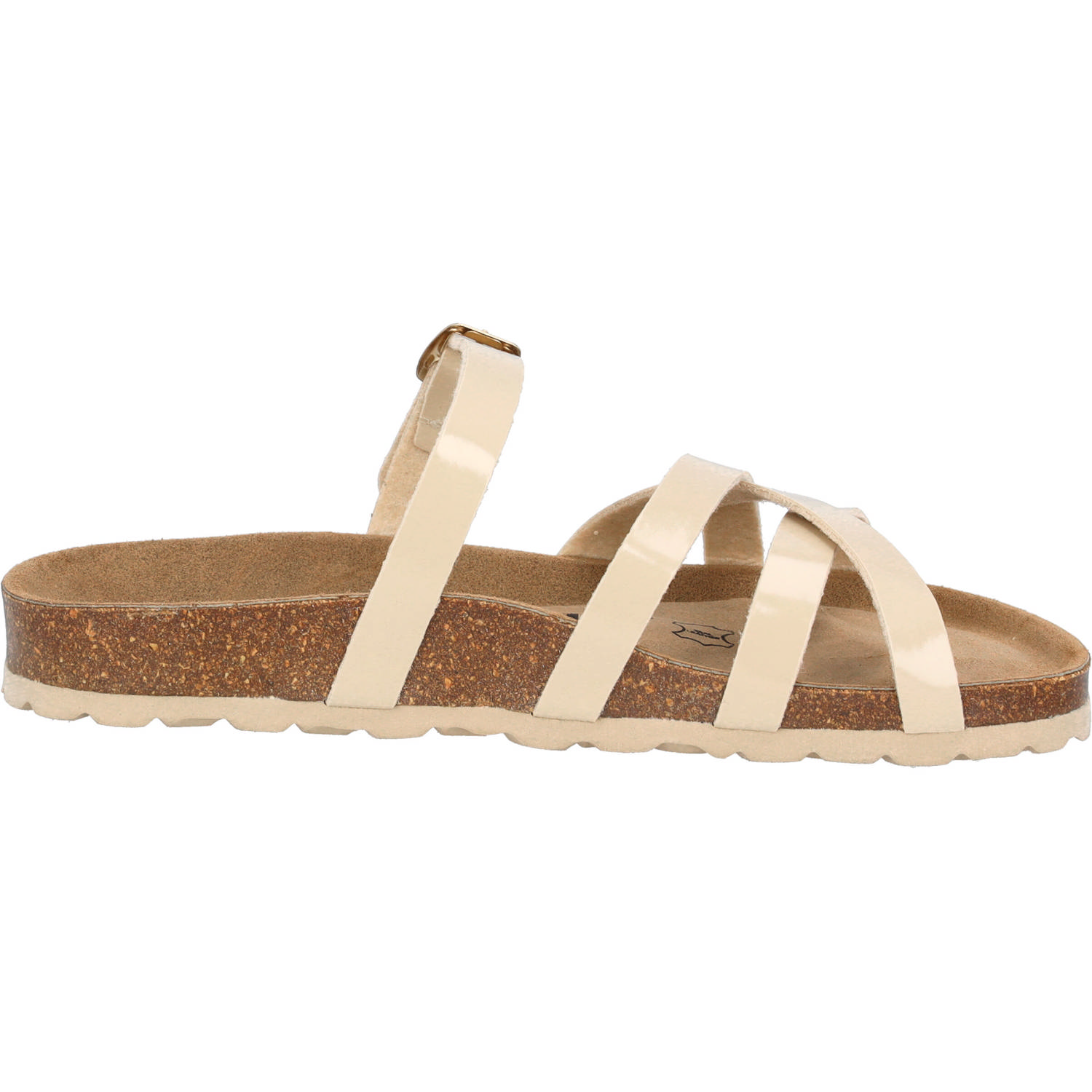 Palado Cruisi, Pantoletten, Damen, Beige Lack