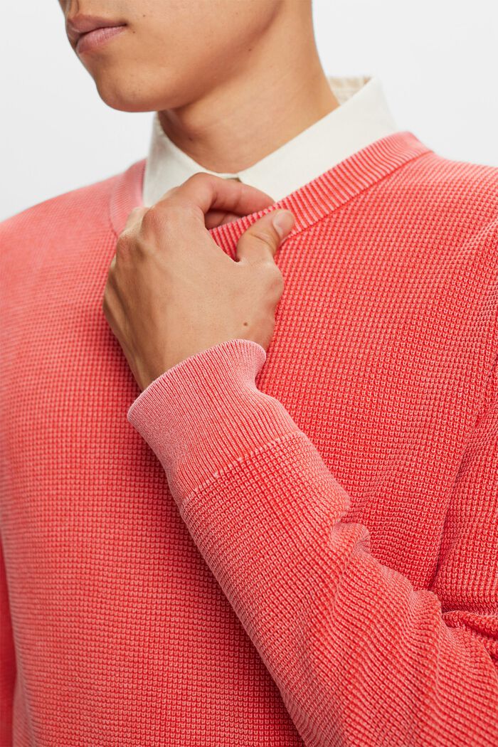 Pullover mit Rundhalsausschnitt, 100 % Baumwolle