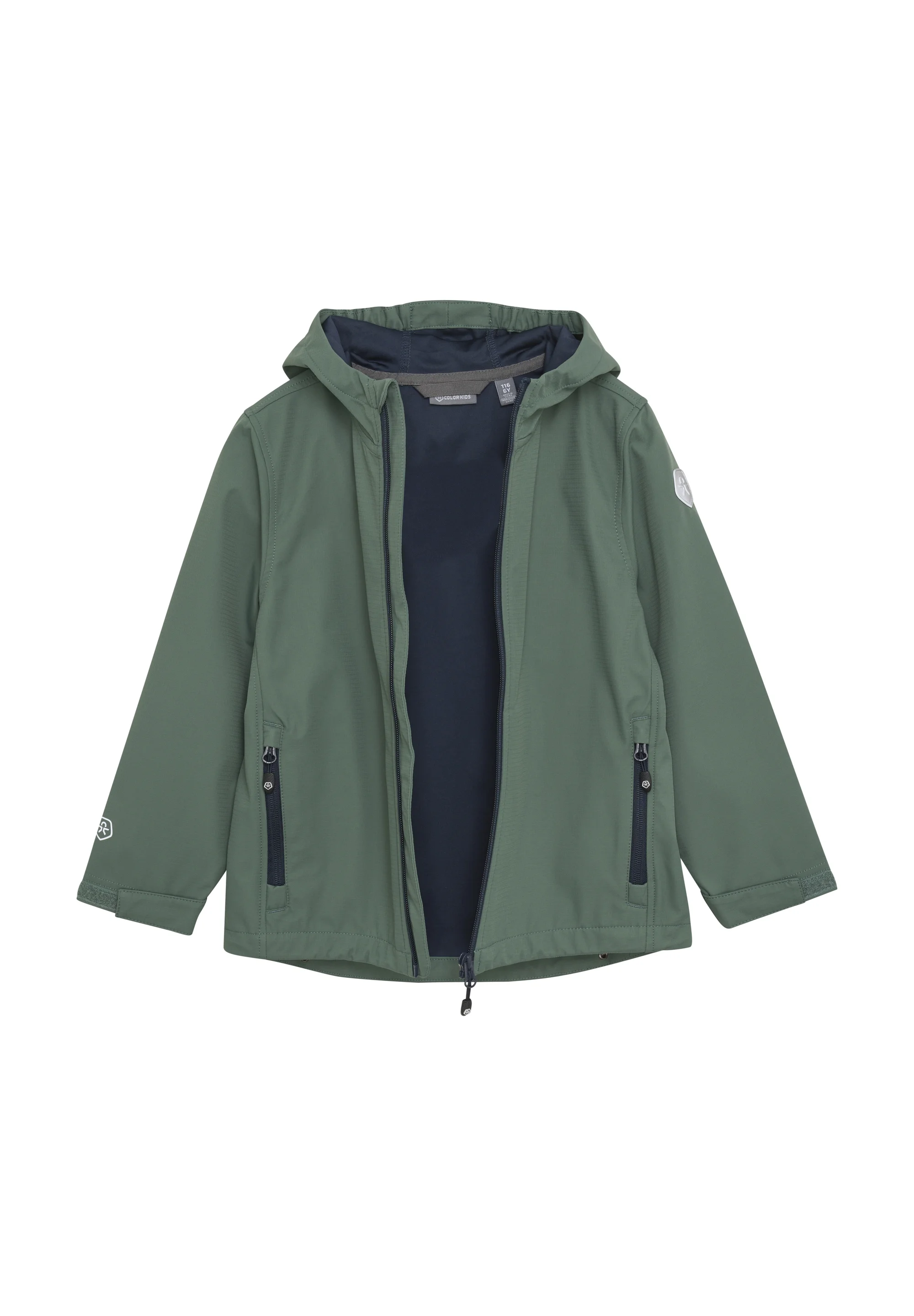 Chaqueta softshell para niños de color