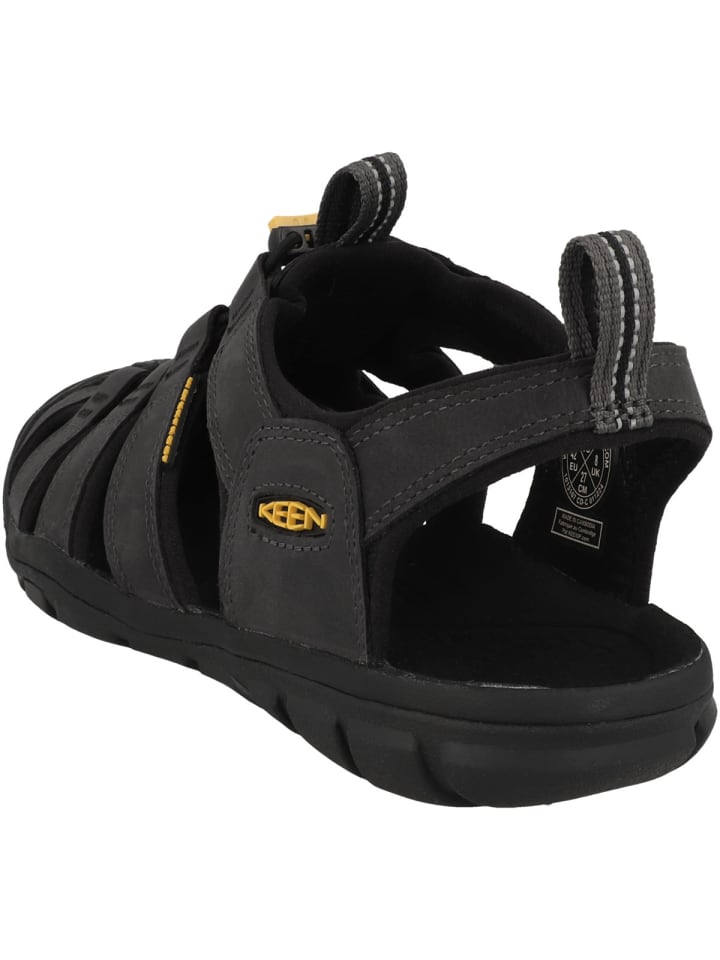 Keen Sandale Clearwater CNX Leather in grau günstig kaufen