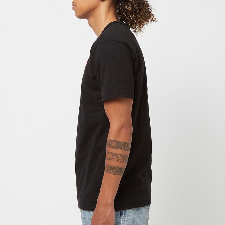 Comme des Garcons Play Big Red Heart Logo T-Shirt black