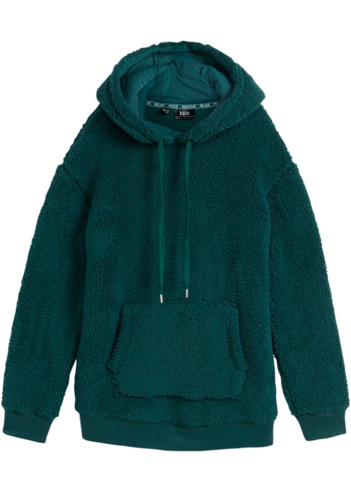 Teddy-Fleeceshirt, Oversize
