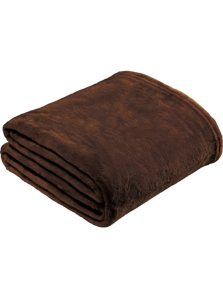 REDBEST Fleece, Microfaser Wohndecke Amarillo in braun günstig kaufen