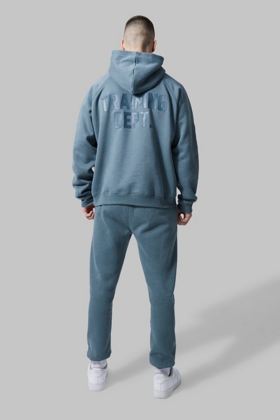 Tall kastiger Oversize Hoodie mit Active Training Dept Print