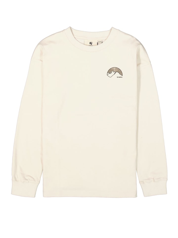 Garcia Langarmshirt mit Rückenprint in moonbeam günstig kaufen