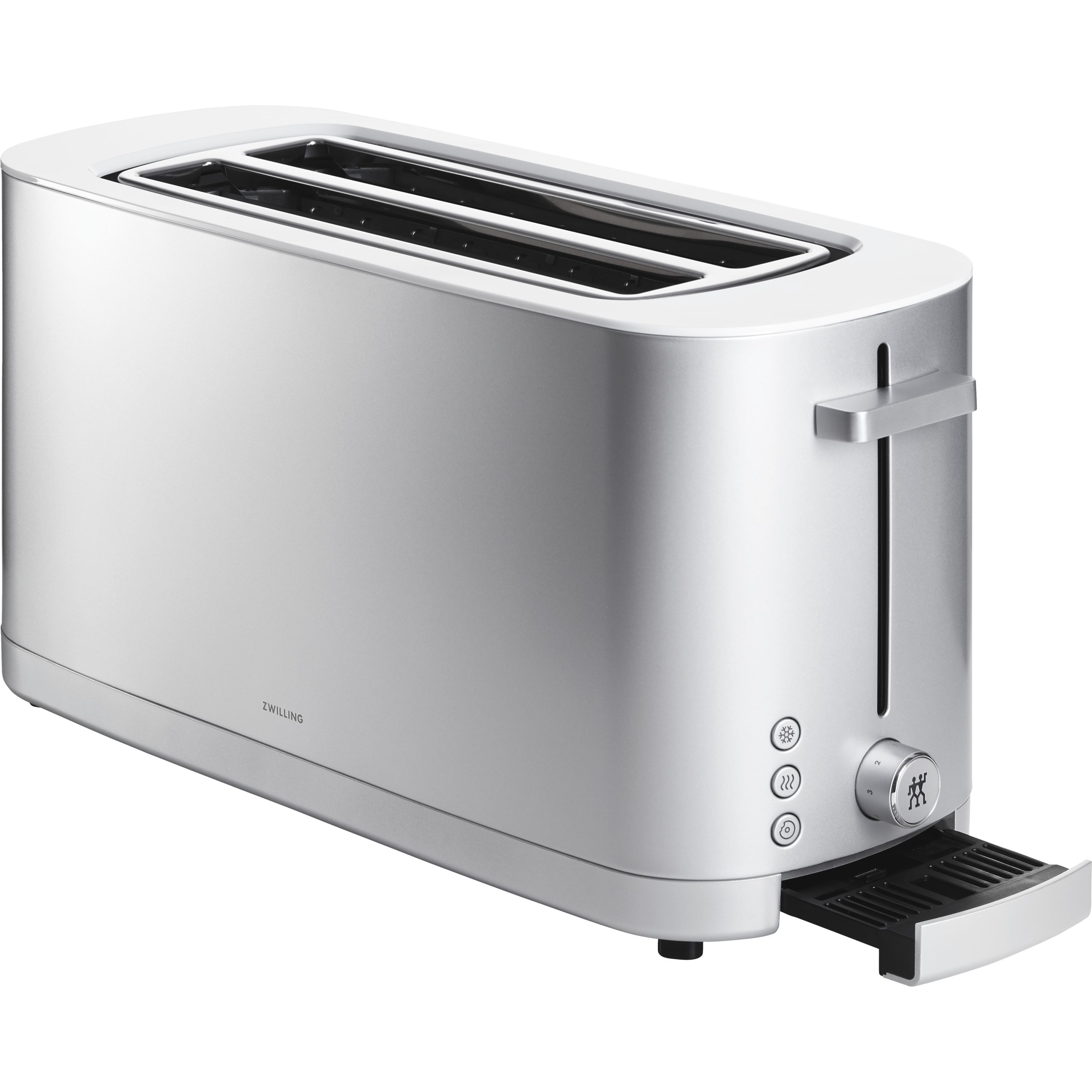 Toaster, 2 Schlitze lang, Silber