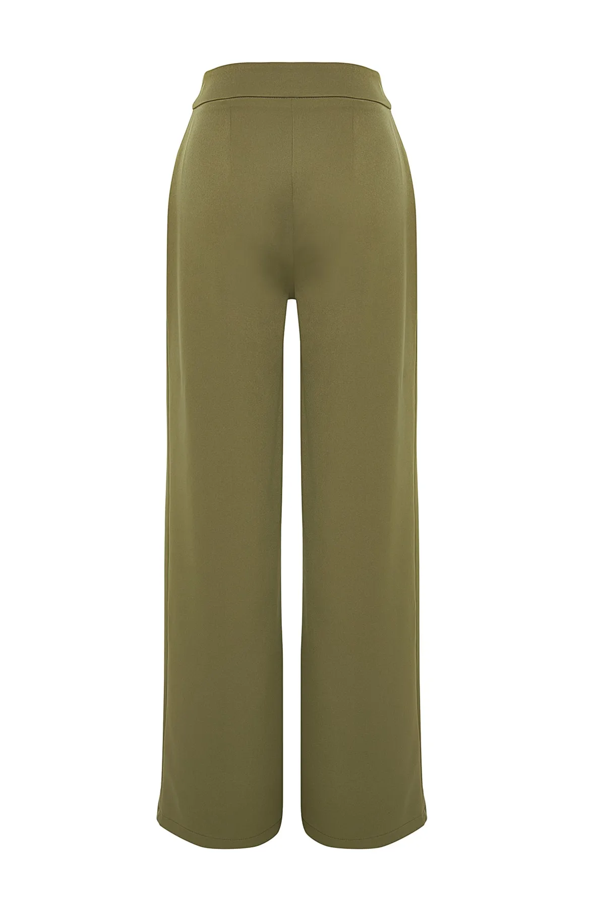 Trendyol Collection  Helle Khaki-Hose mit weitem Bein/Webhose mit weitem Bein TWOAW22PL0139