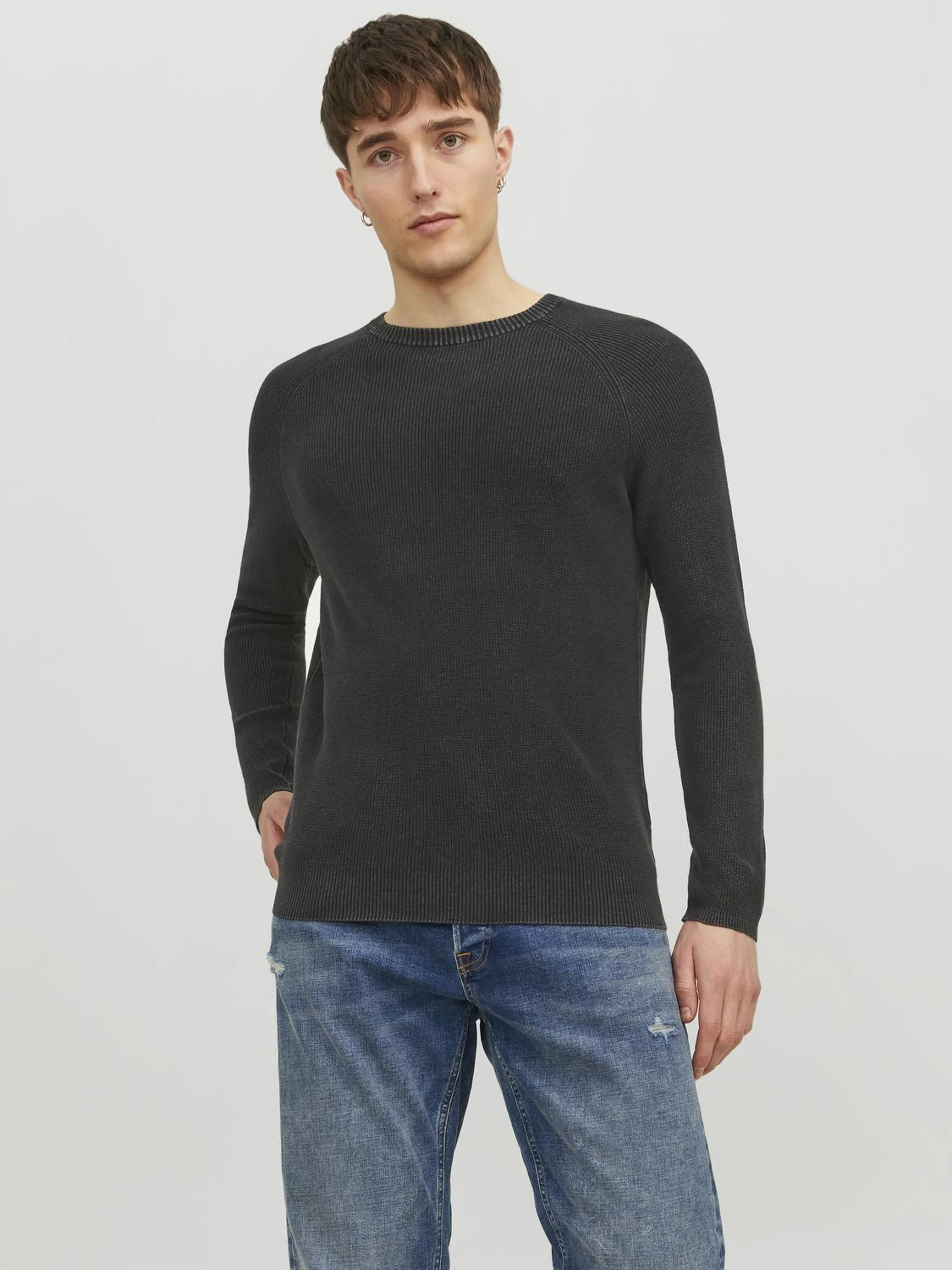 Jack & Jones JJEMATT CUELLO REDONDO - Suéter
