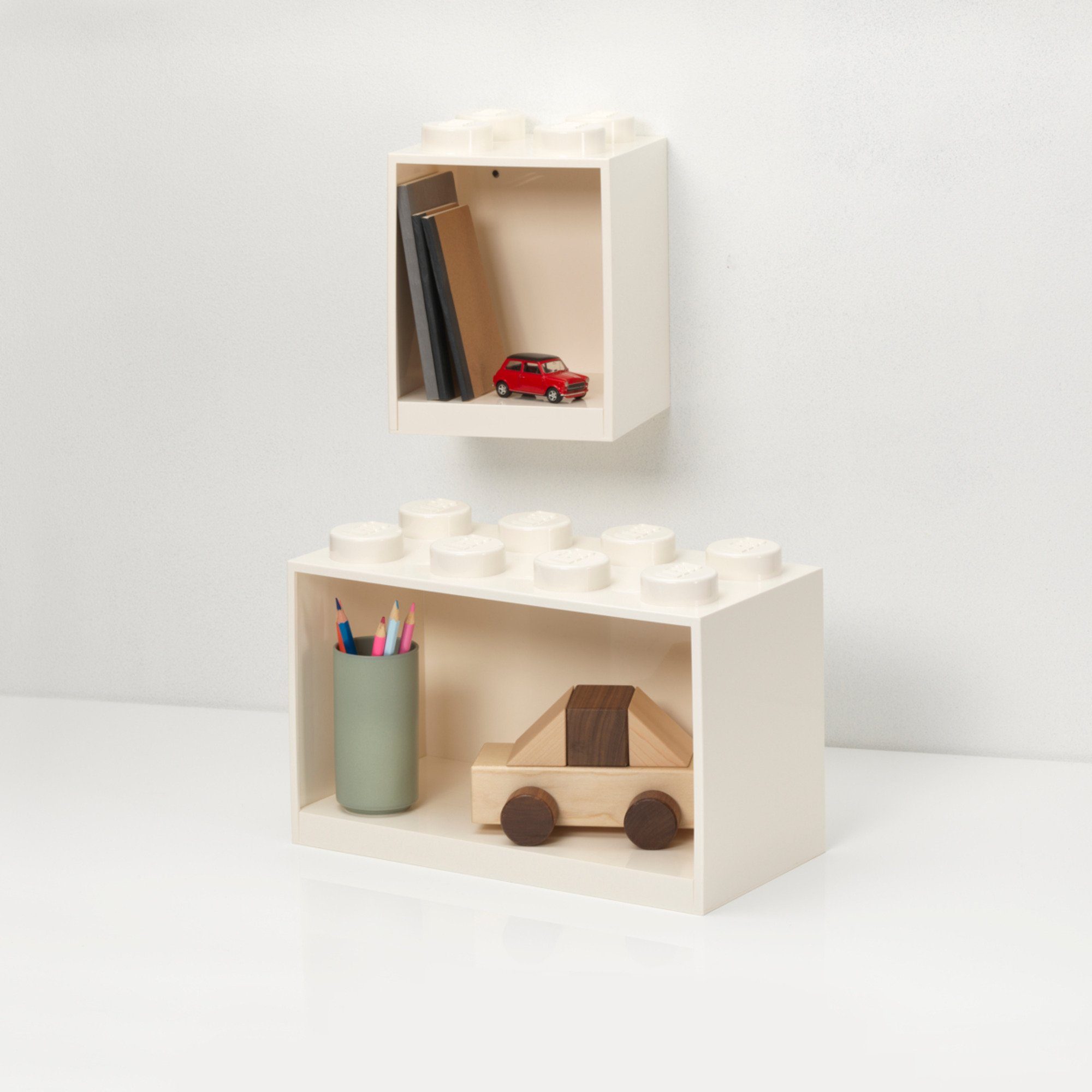 Room Copenhagen Spielzeugtruhe Room Copenhagen LEGO Regal Brick Shelf 8+4, Set