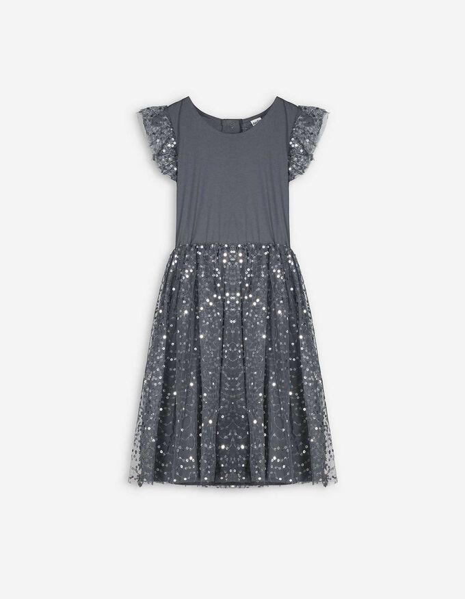 Kleid - Paillettenbesatz