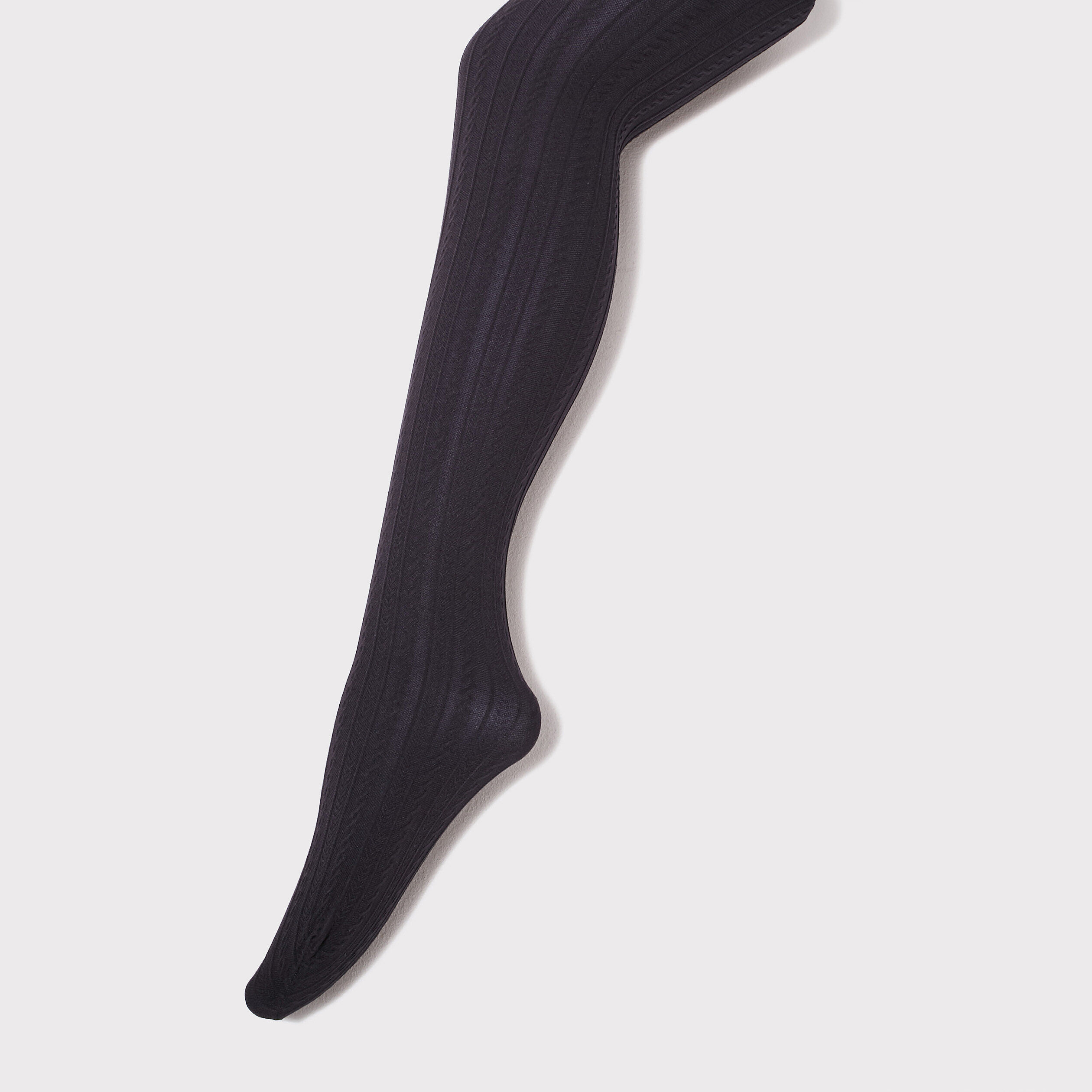 Collants avec torsades noir femme | Cache Cache