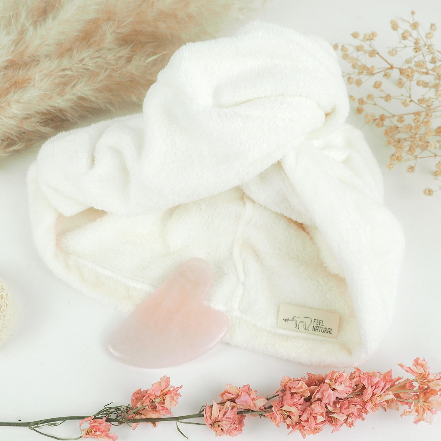 Ręcznik do włosów z mikrofibry Feel Natural