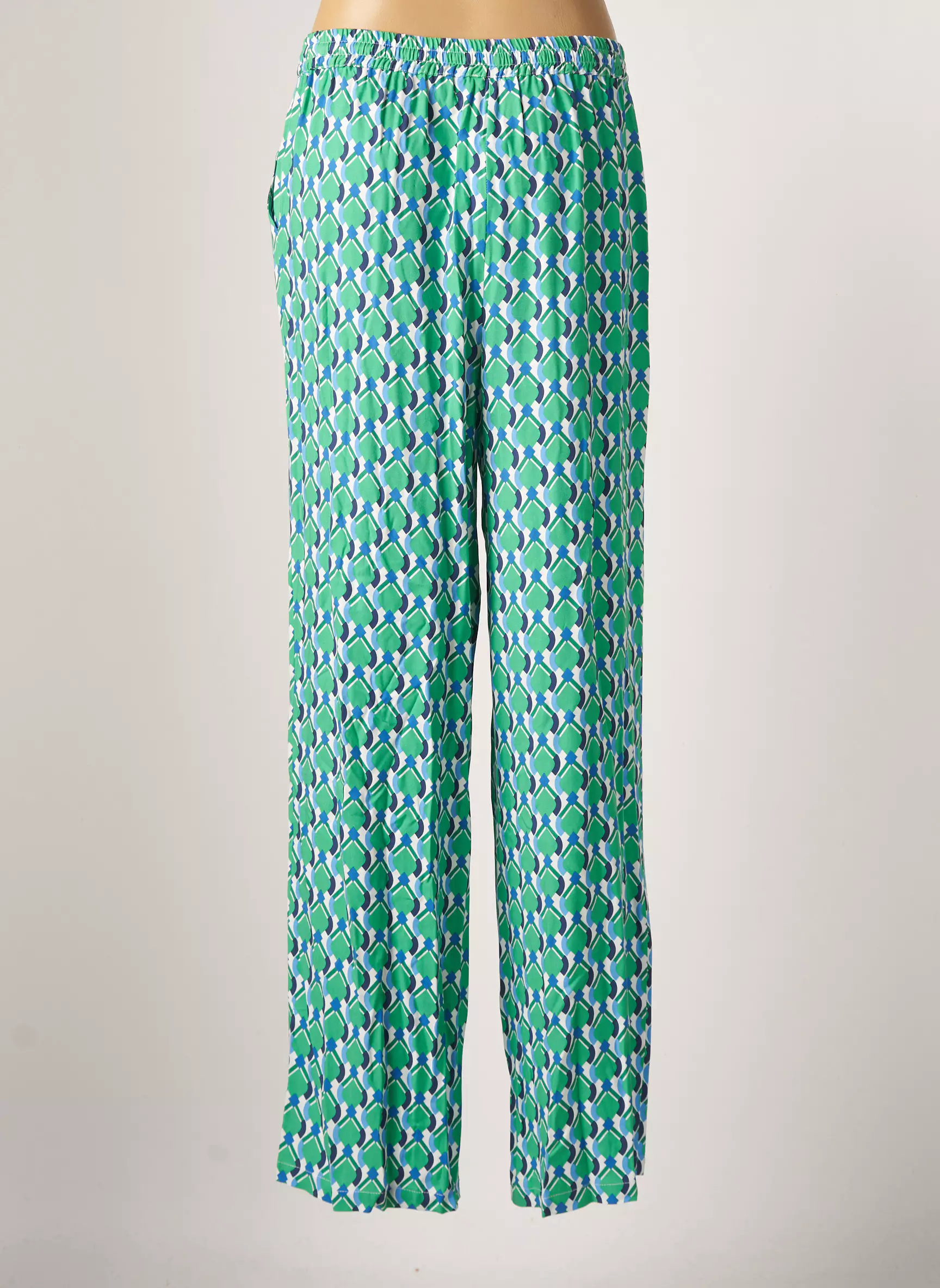 C Est Beau La Vie Pantalons Larges Femme couleur vert