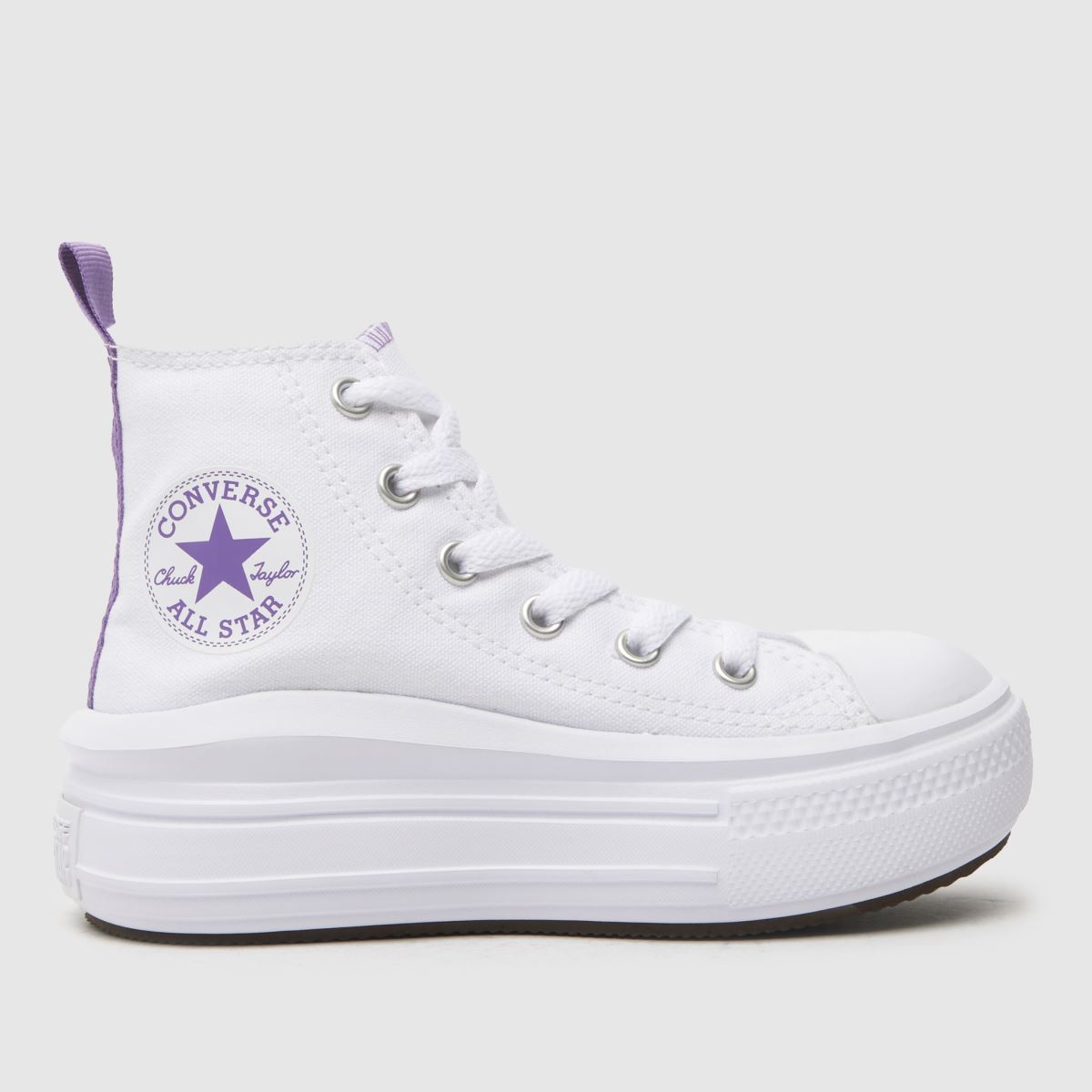 Beli superge Converse All Star Move Hi za deklice