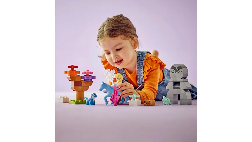 LEGO DUPLO 10418 |  Elsa und Bruni im Zauberwald Eiskönigin-Spielzeug