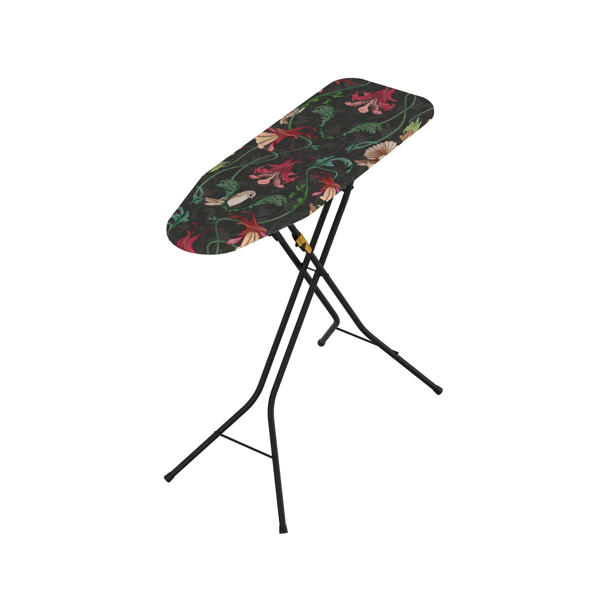 HTI-Living Bügelbrett Bügelbrett Rosalinde Kompakt Schwarz, Bügelfläche 85x30 cm, 100% Baumwolle
