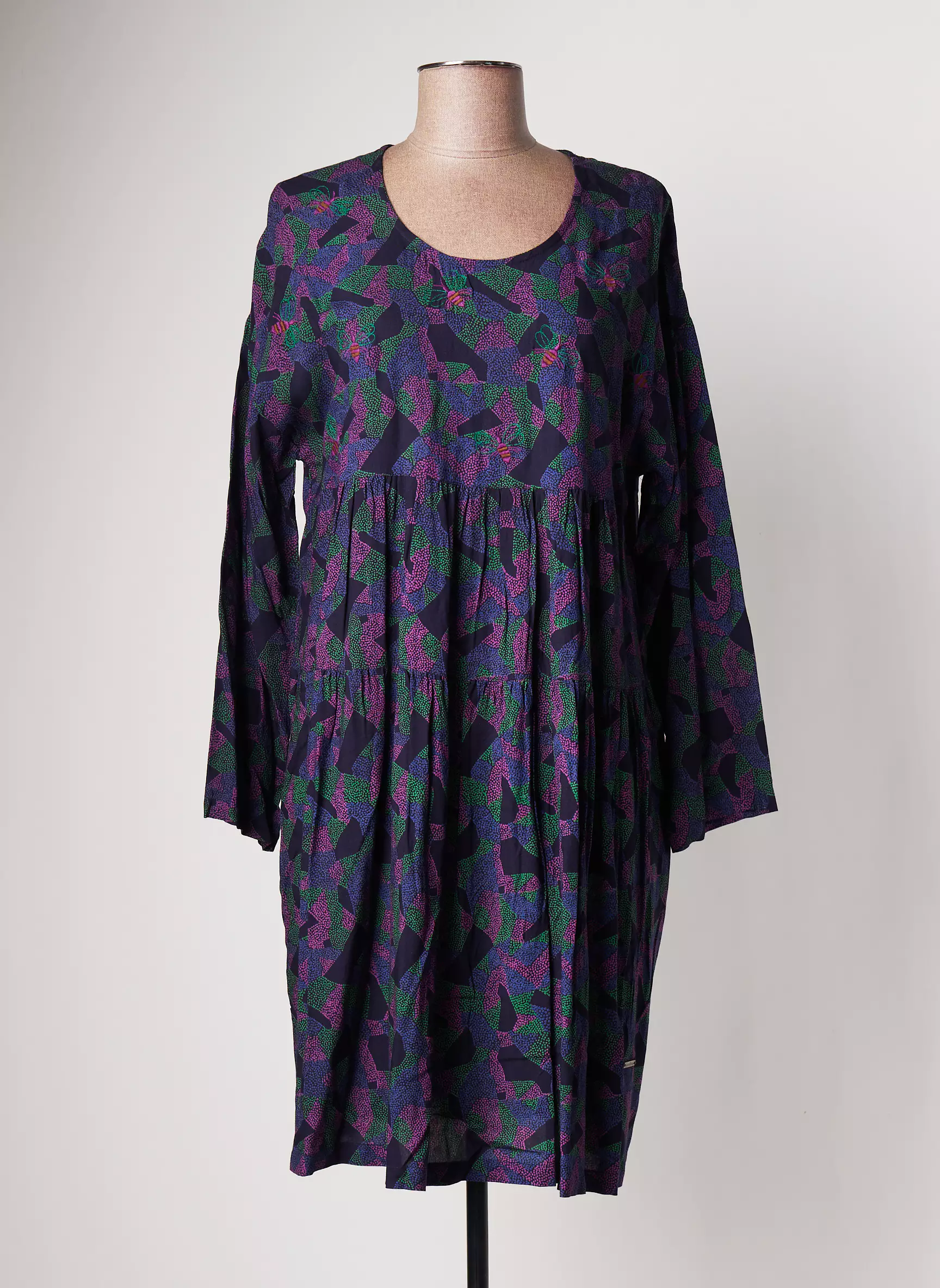 Agathe   Louise Robes Mi Longues Femme couleur violet