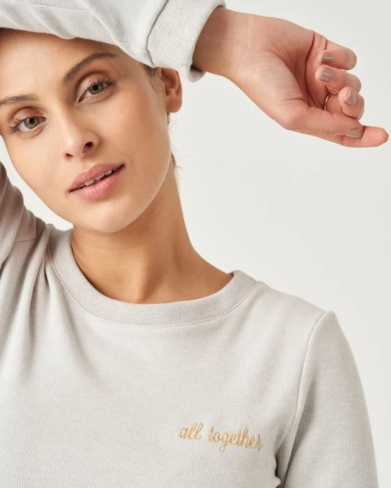 Sweat-shirt femme molleton gratté Thermolactyl Sensitive