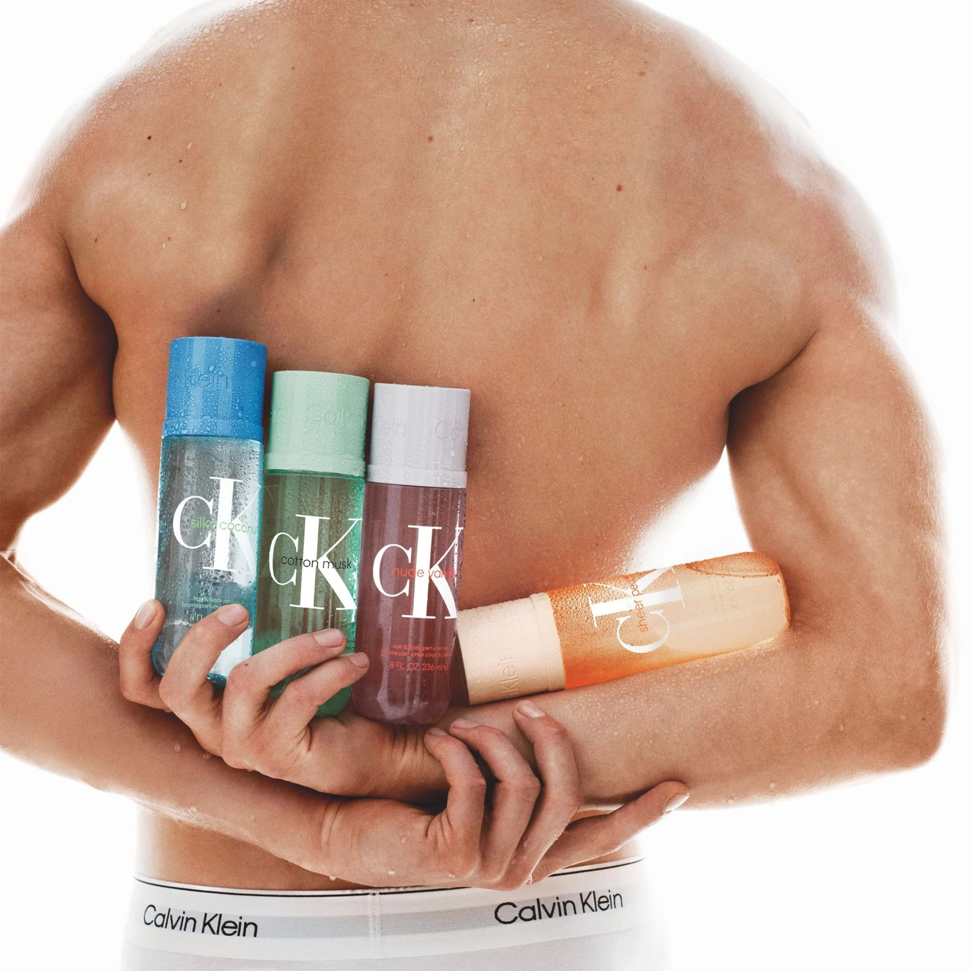 CK kūno purškiklis su medvilnės ir muskuso aromatu – unisex aromatinis vanduo, aromatinis vanduo