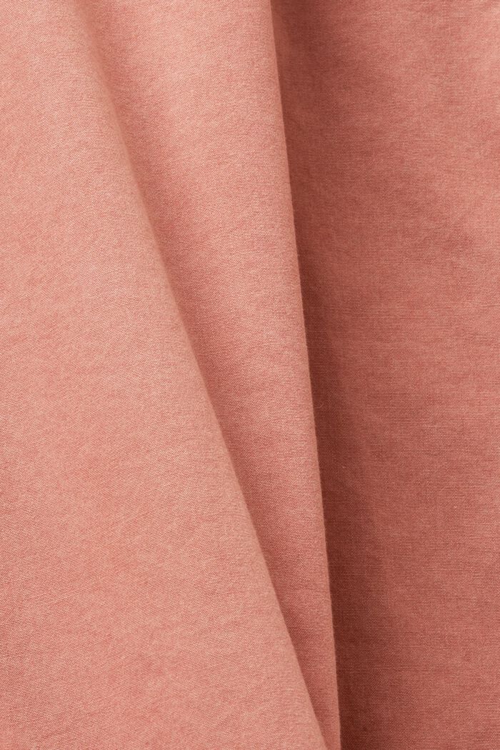 Cropped-Jacke aus Baumwollcanvas zum Binden