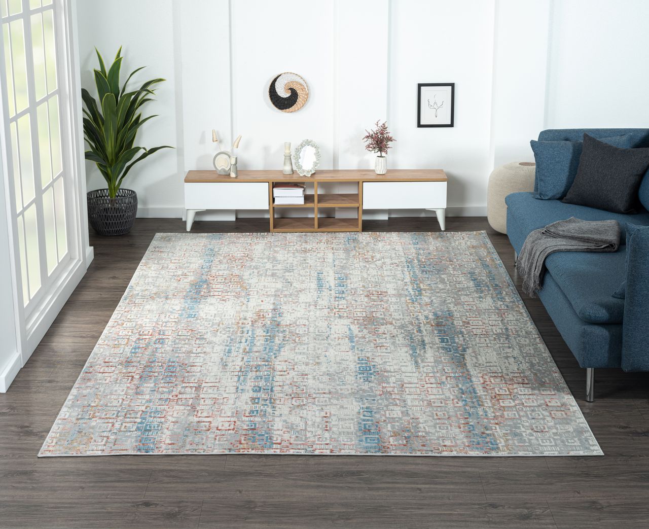 MyFlair Teppich Heather , 200cm x 290cm, Farbe Beige, rechteckig, Florhöhe 8mm