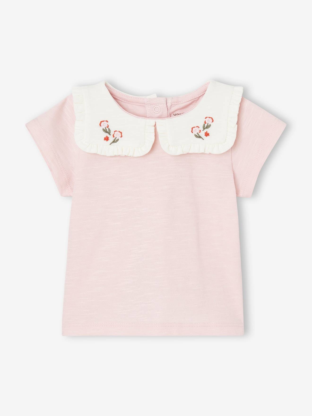 Vertbaudet 2er-Pack Baby T-Shirts aus Bio-Baumwolle - rosa